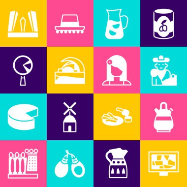 Resim sanatı atıcısı matador boğa güreşi konseri salonu Tenerife omleti Avrupa 'nın tava kapısında ve İspanyol kadın ikonu. Vektör.