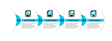 JS dosya belgesi OTF M3U ve OBJ simgesini ayarla. Vektör.