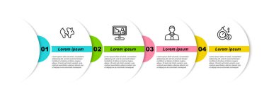 Bozuk domuz kumbarası, küresel ekonomik kriz haberleri, İşçi ve Para bombası doları. Ticari bilgi şablonu. Vektör.