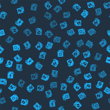 WMA dosya belgesini, MP3, RAW ve OGG 'yi pürüzsüz desen üzerinde ayarla. Vektör.