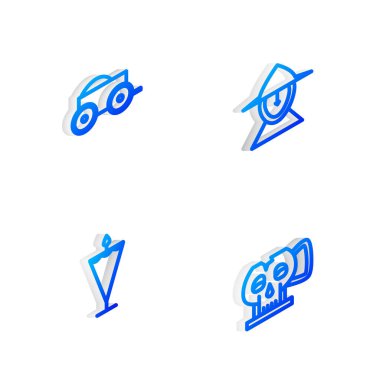 Ortaçağ demir miğferi, tahta dört tekerlekli araba, kafatası ikonundan bayrak ve kupa ayarlayın. Vektör.