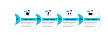WAV dosya belgesi CSS EPS ve MAX simgesini ayarla. Vektör.