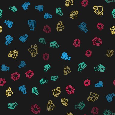 Sıralı seyahat çantası kalkan, kağıt para yığını, yanan evde yangın ve pürüzsüz bir hayat sigortası. Vektör.