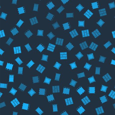 Perdeleri ayarlayın. Işıklı makyaj aynası. Raflar ve Büyük yatak. Vektör.