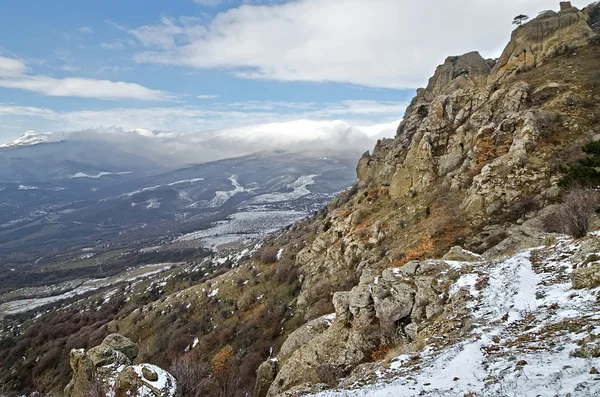 Rocce in Crimea Ucraina Demerdzhi settentrionale — Foto Stock