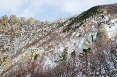 Rocks in Crimea Ukraine Northern Demerdzhi
