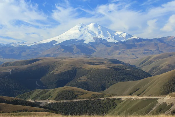 De Elbroes. noordelijke Kaukasus. Stockfoto