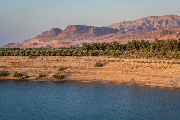 Shore Dead Sean View Mujib River Canyon Madaba Region Jordan — Stock Photo, Image