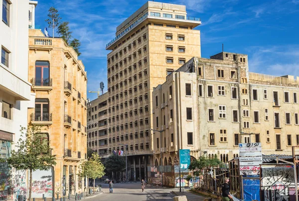 Beirute Líbano Março 2020 Grande Teatro Abandonado Centro Cidade Beirute — Fotografia de Stock