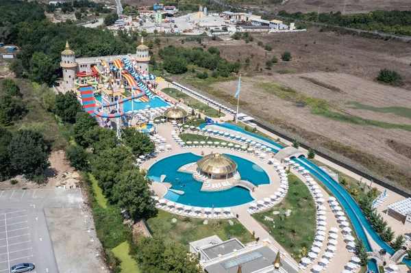 Ravadinovo Bulgaria September 2021 Aerial Drone Photo Aquapark Neptun Next — Stock Photo, Image