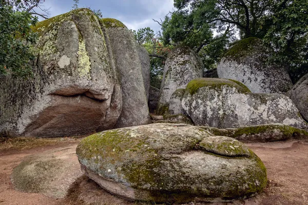 Kameny Beglik Tash Starověké Thrácké Pozůstatky Skalní Svatyně Bulharsku — Stock fotografie