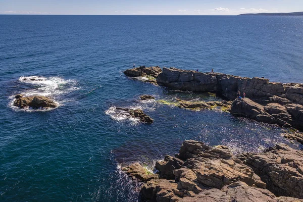 Vue Aérienne Depuis Cap Sainte Agalina Sur Rivage Mer Noire — Photo