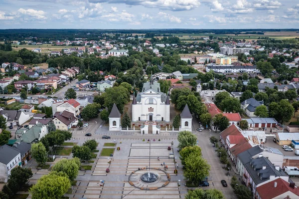 Rośniemy Polska Lipca 2021 Rynek Główny Ibazylika Wniebowzięcia Pańskiego — Zdjęcie stockowe