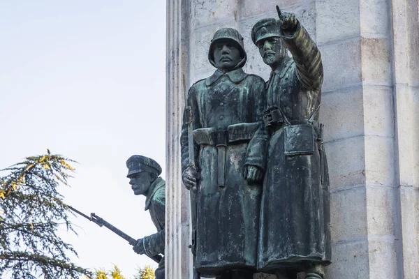 Veliko Tarnovo Bulgarije September 2021 Gegevens Van Moeder Bulgarije Monument — Stockfoto