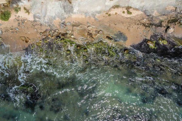 Drone Foto Van Een Strand Byala Stad Aan Zwarte Zee — Stockfoto