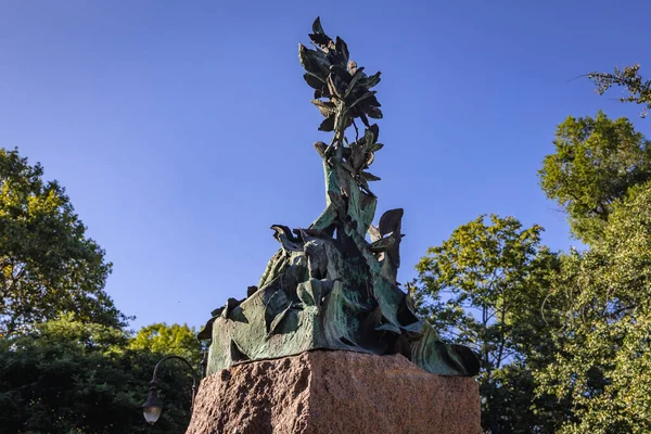 Denkmal Für Anton Novak Sea Garden Park Der Schwarzmeerküste Der — Stockfoto