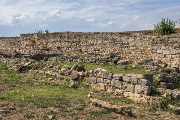 Ruinas Fortaleza Histórica Cabo Kaliakra Orilla Del Mar Negro Bulgaria — Foto de Stock