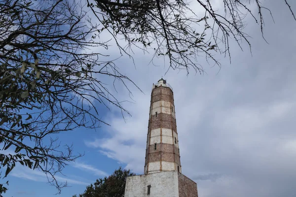 Shabla Daki Deniz Feneri Bulgaristan Karadeniz Kıyısındaki Küçük Bir Kasaba — Stok fotoğraf