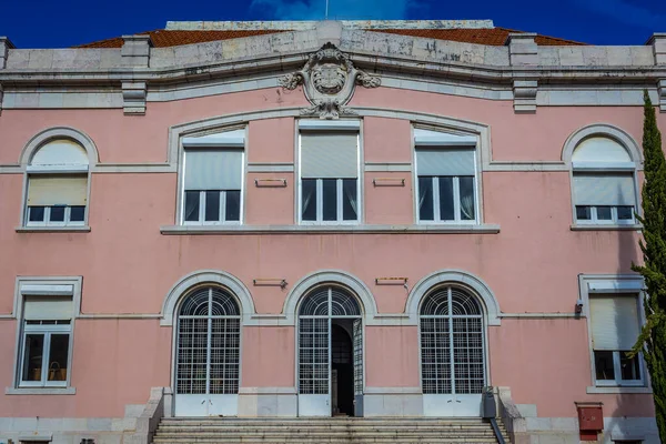 Facade Julio Matos Mental Hospital Lisbon City Portugal — стокове фото