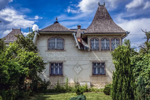 Marginea Rumania Julio 2019 Casa Unifamiliar Marginea Pequeña Ciudad Famosa — Foto de Stock