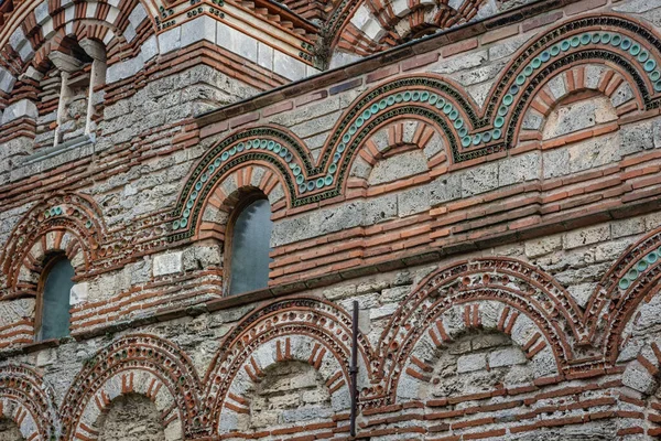 Detalles Christ Pantocrator Church Old Town Nesebar City Bulgaria — Foto de Stock