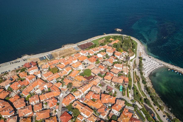 Oude Binnenstad Van Nesebar Stad Aan Zwarte Zee Kust Bulgarije — Stockfoto