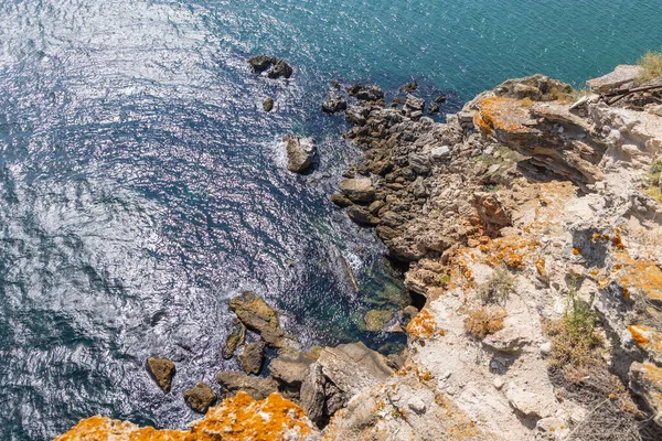 Punta Rocosa Del Cabo Kaliakra Costa Del Mar Negro Bulgaria — Foto de Stock