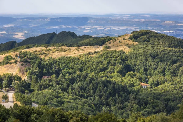 Góry Bałkańskie Widok Przełęczy Shipka Parku Przyrody Bulgarka Bułgaria — Zdjęcie stockowe