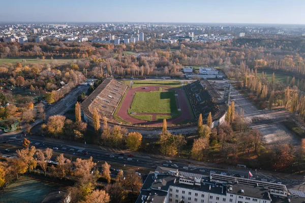 Фотография Закрытого Стадиона Rks Skra Варшаве Польша — стоковое фото