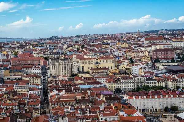 Лісабон Португалія Листопада 2018 Повітряний Вид Міста Лісабон — стокове фото