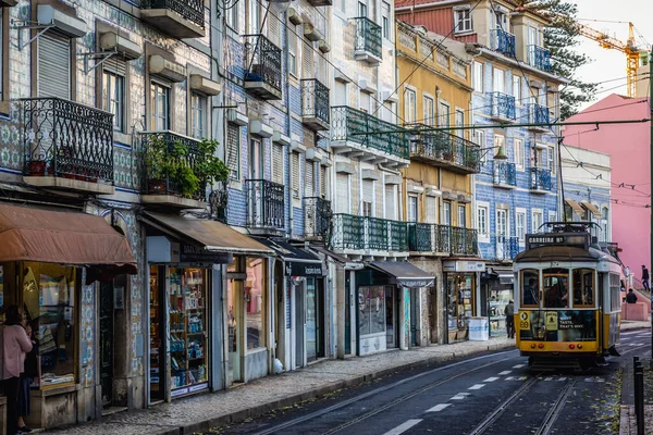 Lisboa Portugal Noviembre 2018 Inmuebles Calle Graca Zona Graca Ciudad — Foto de Stock
