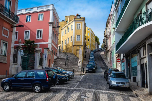 Lisbonne Portugal Novembre 2018 Rue Calcada Santo Amaro Lisbonne — Photo