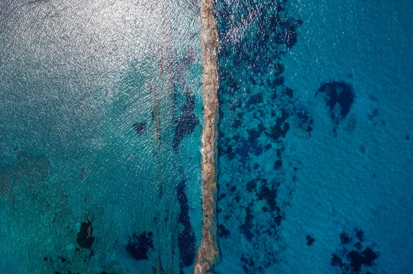 Costa Mar Jónico Região Meliteieis Costa Mar Jónico Ilha Cordu — Fotografia de Stock