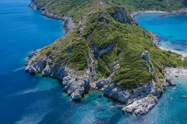 Arilla Kap Über Dem Ionischen Meer Der Nähe Des Dorfes — Stockfoto