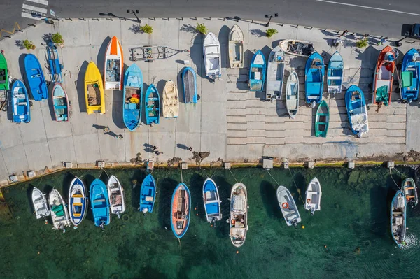 Kleine Fischerboote Hafen Der Historischen Stadt Nessebar Der Schwarzmeerküste Bulgarien — Stockfoto
