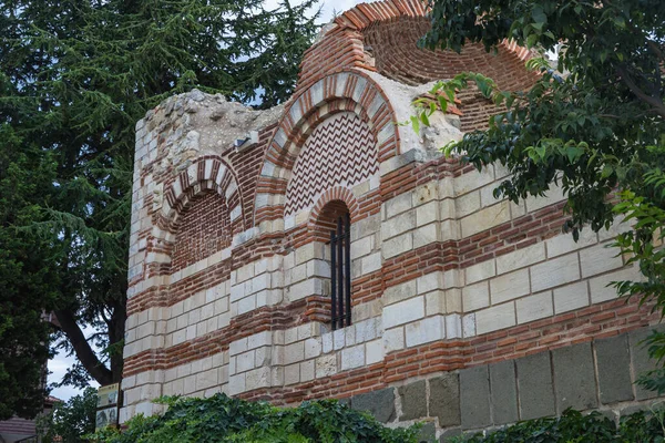 Ruins John Aliturgetos Church Old Town Nesebar Historic City Bulgaria — Stock Photo, Image