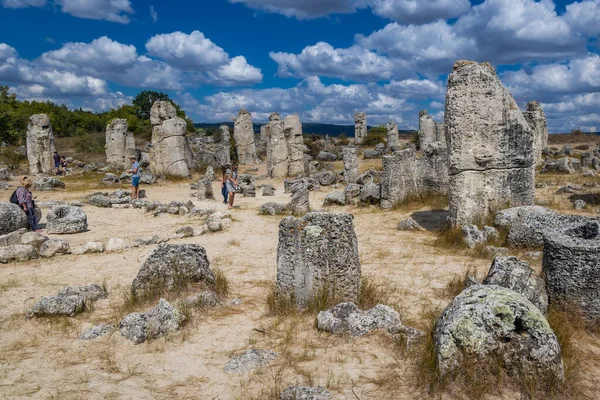 Pobiti Kamani Bulgaria September 2021 Rocks Famous Pobiti Kamani Area —  Fotos de Stock