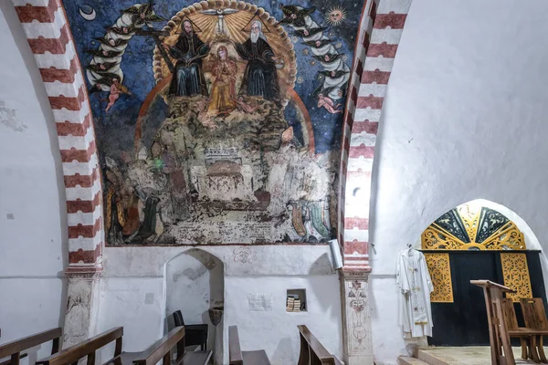 Kadisha Lebanon March 2020 Famous Fresco Small Church Monastery Our — Foto de Stock