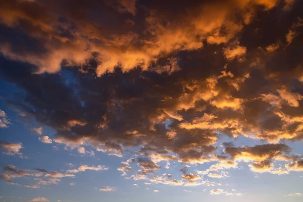 View Sunset Cloudscape Warsaw Capital Poland — ストック写真