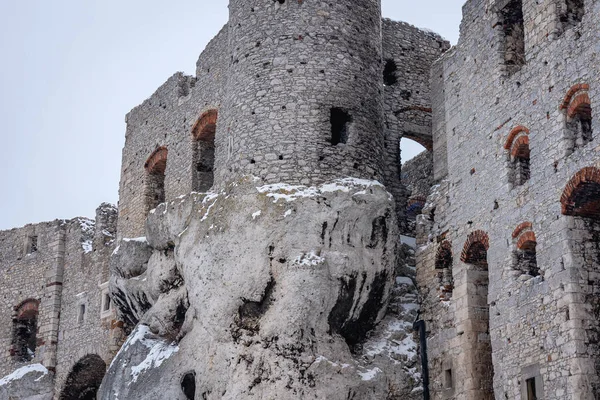 Ruined Ogrodzieniec Castle Podzamcze Village Silesia Region Poland — Stockfoto
