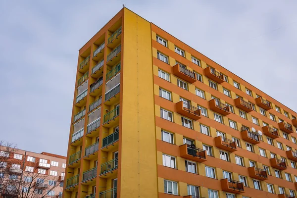 Çek Cumhuriyeti Nin Ostrava Kentindeki Geleneksel Konut Binası — Stok fotoğraf