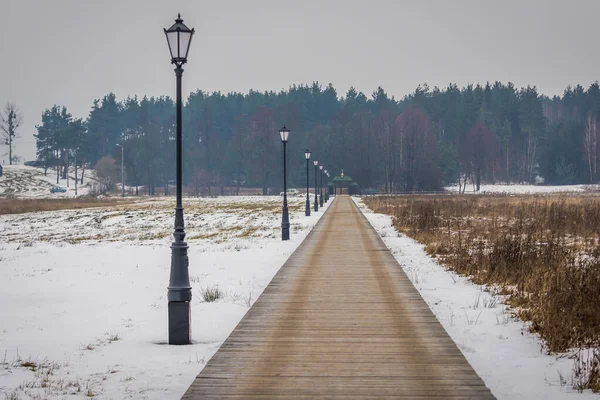 Pathway Naar Skete Van Sint Antonius Theodosius Van Kiev Kloostergemeenschap — Stockfoto