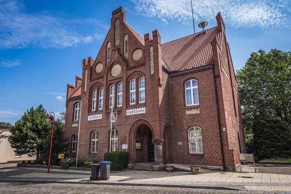 Gartz Deutschland Juli 2017 Historisches Rathaus Der Stadt Gartz Brandenburg — Stockfoto