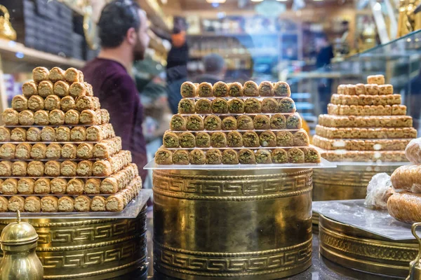 Beirut Lebanon March 2020 Sweet Store Shop Window Hamra District — Stock Photo, Image