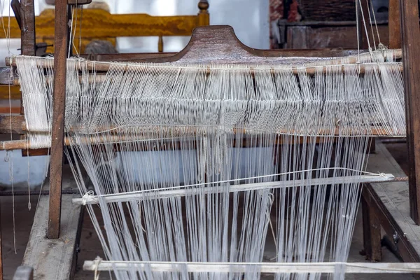 Close Traditional Loom Bulgaria — Stock Photo, Image