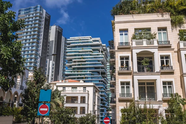Beirute Líbano Março 2020 Edifícios Apartamentos Noor Gardens Beirute Terraces — Fotografia de Stock