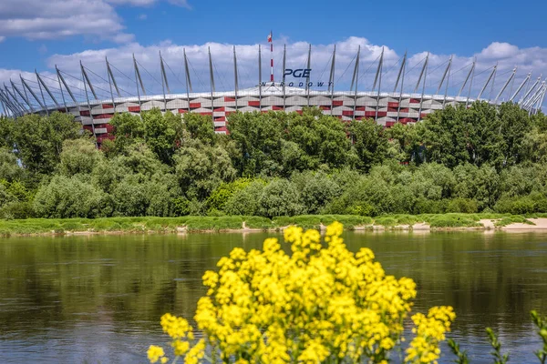 Варшава Польша Июня 2021 Года Национальный Стадион Имени Народового Над — стоковое фото