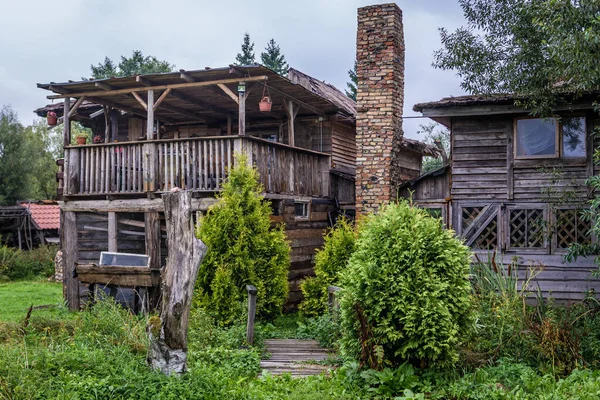 Kruszyniany Poland August 2018 Inn Called End World Kruszyniany Village — Foto de Stock