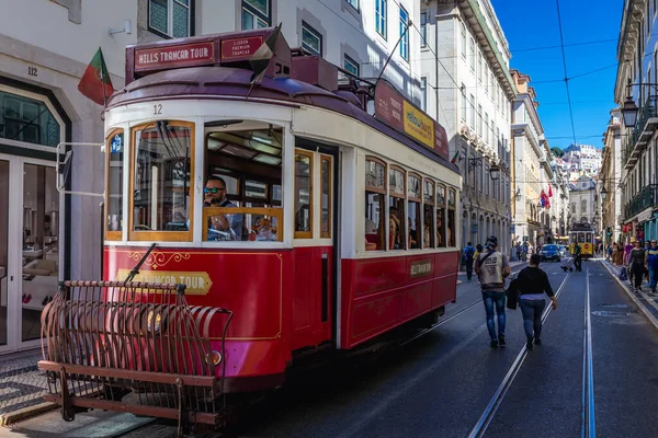 Lisbon Portugal October 2018 Hills Tramcar Tour Lisbon — Foto de Stock