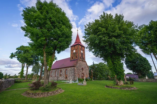 Historic Church Zelechowo Village West Pomerania Region Poland — Stockfoto